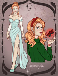 Art inspired by The Crimson Moth