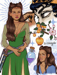 Art inspired by The Folk of the Air Trilogy